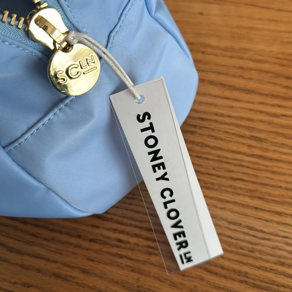 Stoney Clover Lane Large Pouch with Crown Patches